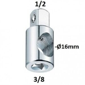 Adapteris 3 krypčių 3/8 - 1/2