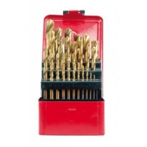 Grąžtų metalui rinkinys HSS 1-13mm 25 vnt.