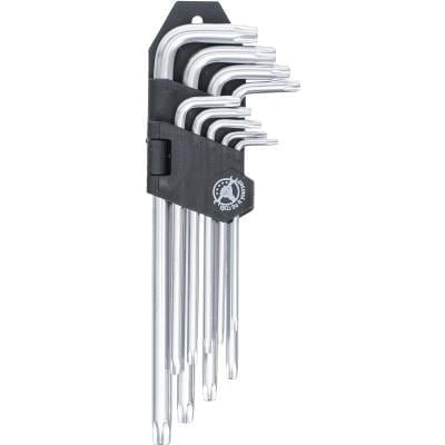 L-formos TORX raktų komplektas T10-T50 (9 vnt.) – nuotrauka 2