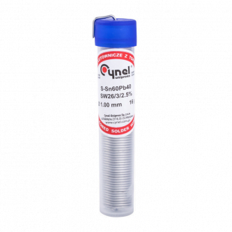 Lydmetalis su fliusu 1mm. 15 gr.
