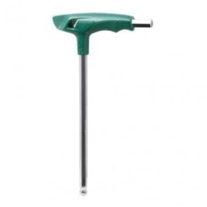 T-tipo 6-kampis raktas apvalia galvute 6mm, L=192mm