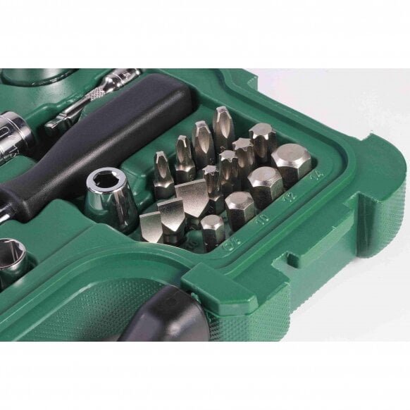 Galvučių rinkinys 1/4" + 1/2" 88vnt. – nuotrauka 5