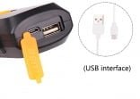 Darbo lempa akumuliatorinė, 5W COB LED, USB, 280+80 LM, su magnetiniu griebtuvu – nuotrauka 6