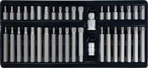 Antgalių rinkinys S2 torx/hex/spline 40 vnt. – nuotrauka 3