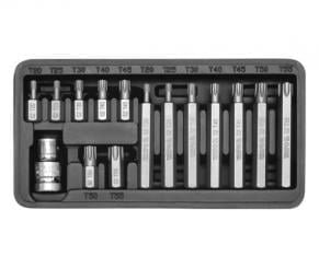 Antgalių rinkinys Torx 15 vnt.