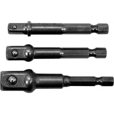Adapterių rinkinys 1/4″ 3/8″ 1/2″ 3vnt. – nuotrauka 2
