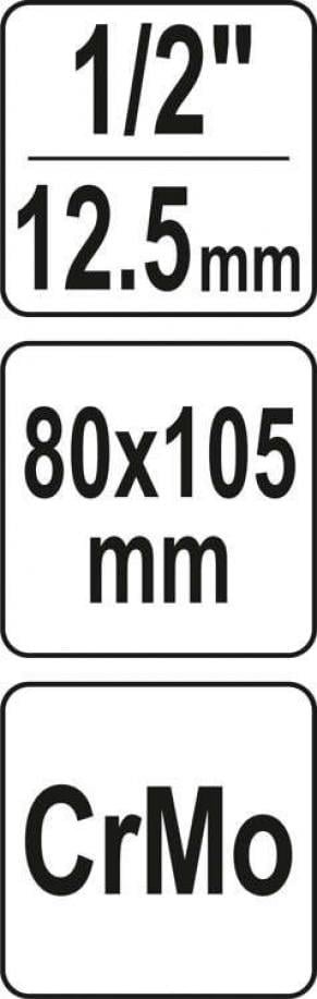 Universalus alyvos filtras raktas 1/2 Ø 60 - 80 mm – nuotrauka 4