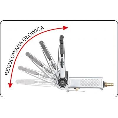Pneumatinis juostinis šlifuoklis 10x330mm – nuotrauka 3