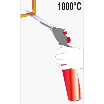 Dujinis degiklis su pjezo uždegimu 1000°C 360° – nuotrauka 4