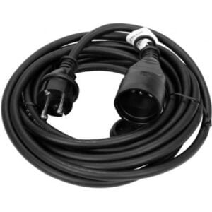 Prailginimo kabelis guminis IP44, 3x1.5mm2 5m