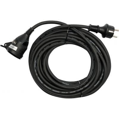 Prailginimo kabelis guminis IP44, 3x1.5mm2 5m – nuotrauka 3