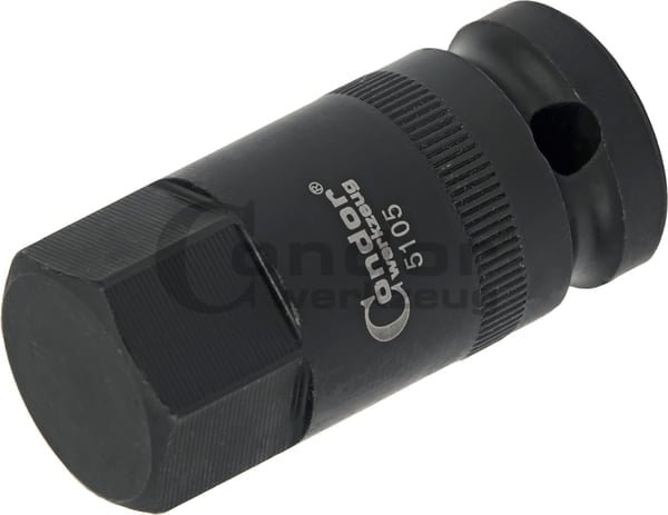 Antgalis smūginis H22mm šešiakampis 1/2