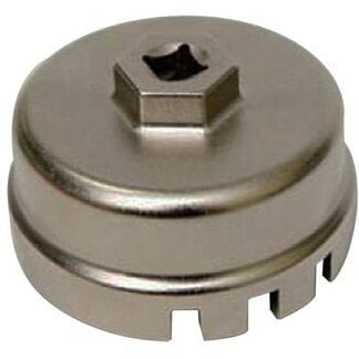 Galvutė tepalo filtrui 64.5mm 14-kamp. 3/8"