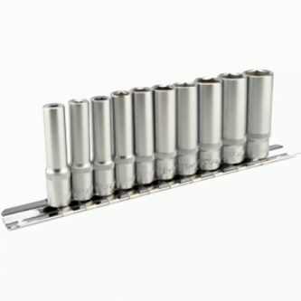 Galvučių komplektas ilgų 6-kampių 1/4 4-13mm