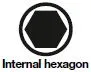 Antgalis H19mm 1/2 smūginis / HEX19 – nuotrauka 3