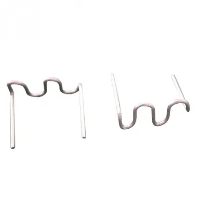 Plastiko suvirinimo kabės banguotos 0,8mm (100 vnt.)