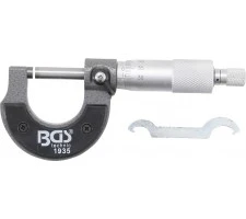 Mikrometras 0,01mm 0-25mm (medinėje dėžutėje) – nuotrauka 2