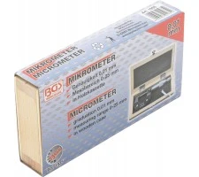 Mikrometras 0,01mm 0-25mm (medinėje dėžutėje) – nuotrauka 5