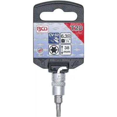Antgalis įpresuotas į galvutę 1/4″ T20 – nuotrauka 2