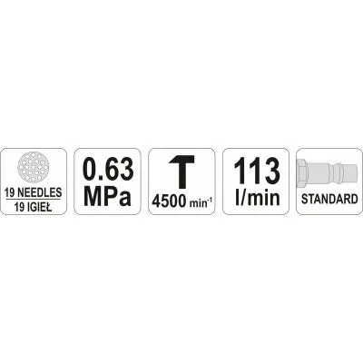 Pneumatinis plaktukas adatinis – nuotrauka 3