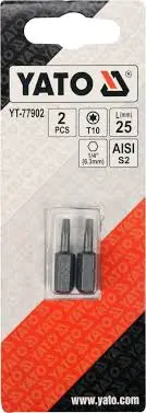 Antgalis atsuktuvui ¼ T10x25mm 2vnt. TORX – nuotrauka 2