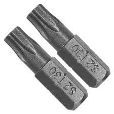 Antgalis atsuktuvui ¼ T30x25mm 2vnt. TORX