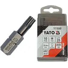 Antgalis atsuktuvui ¼ T27x25mm 10vnt. TORX