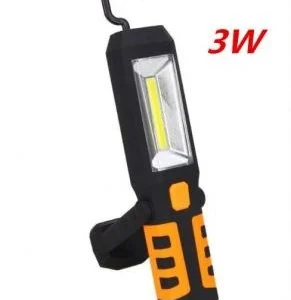 Darbo lempa akumuliatorinė, COB LED 3W-240Lm AKU Li-on 2800mAh
