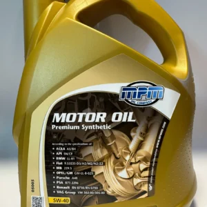 Alyva MPM Motor Oil 5W40 Premium Synthetic 5L