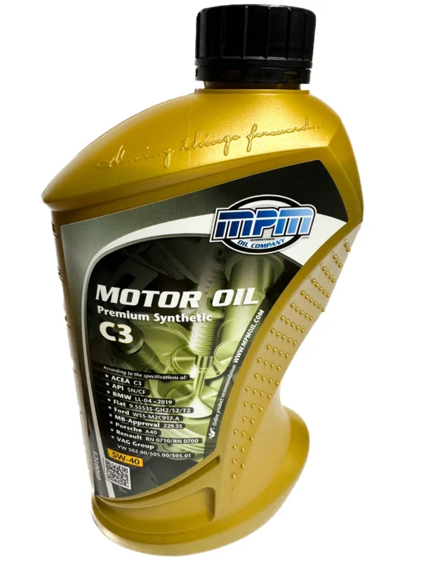 Alyva MPM Motor Oil 5W40 Premium Synthetic C3 1L