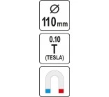 Magnetinė lėkštutė ⌀110mm – nuotrauka 4