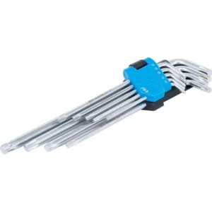 L-formos TORX raktų rinkinys T10-T50 9vnt.