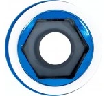 Galvutė smūginė ilga plonasienė (su plastikine apsauga) 1/2 17mm – nuotrauka 2